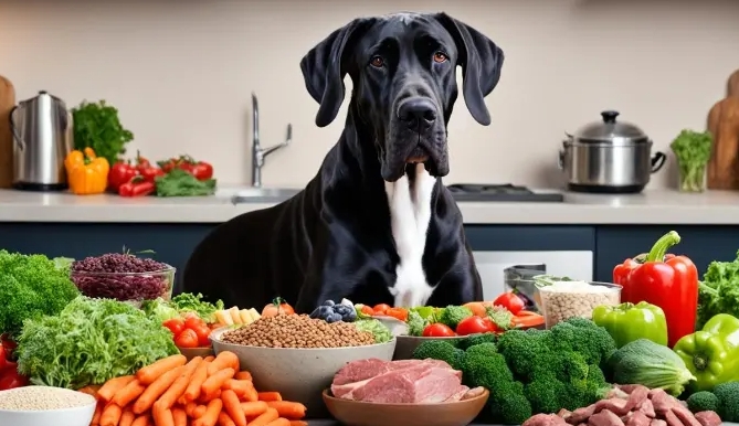 great dane dog diet